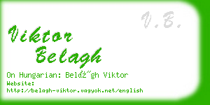 viktor belagh business card